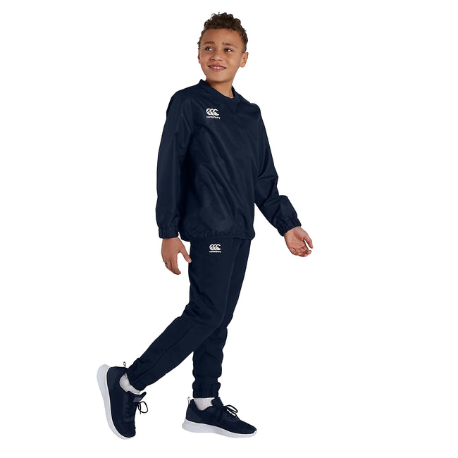 Navy - Side - Canterbury Childrens-Kids Club Contact Top