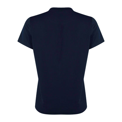 Navy - Side - Canterbury Womens-Ladies Club Dry T-Shirt