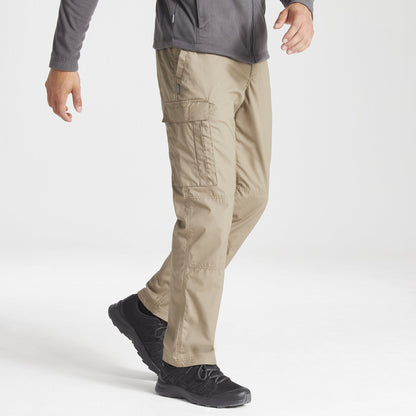 Pebble - Back - Craghoppers Mens Expert Kiwi Tailored Trousers