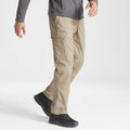 Pebble Brown - Back - Craghoppers Mens Expert Kiwi Tailored Trousers