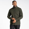 Dark Cedar Green - Back - Craghoppers Mens Expert Basecamp Soft Shell Jacket