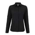 Black - Front - Craghoppers Womens-Ladies Expert Kiwi Long-Sleeved Shirt