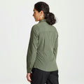 Cedar Green - Side - Craghoppers Womens-Ladies Expert Kiwi Long-Sleeved Shirt