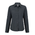 Carbon Grey - Front - Craghoppers Womens-Ladies Expert Kiwi Long-Sleeved Shirt