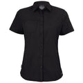 Black - Front - Craghoppers Womens-Ladies Expert Kiwi Short-Sleeved Shirt