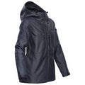Charcoal - Side - Stormtech Womens-Ladies Epsilon 2 Twill Soft Shell Jacket