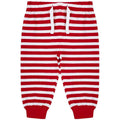 Red-White - Front - Larkwood Baby Lounge Pants