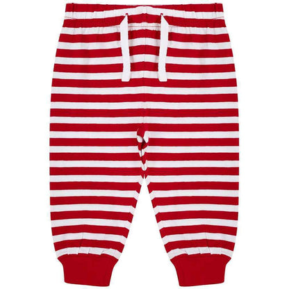 Red-White - Front - Larkwood Baby Lounge Pants