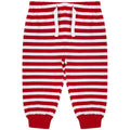 Red-White - Front - Larkwood Baby Lounge Pants