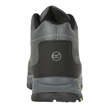Briar Grey-Lime Punch - Side - Regatta Mens Sandstone Safety Boots