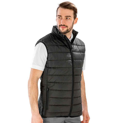 Black - Side - Result Mens Promo Core Padded Body Warmer