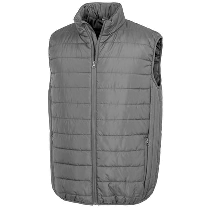 Grey - Front - Result Mens Promo Core Padded Body Warmer