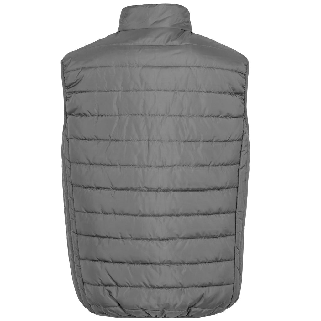 Grey - Back - Result Mens Promo Core Padded Body Warmer