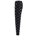 Navy-White - Side - SF Womens-Ladies Stars Lounge Pants