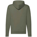 Classic Olive - Front - Fruit of the Loom Mens Classic Zipped Hoodie