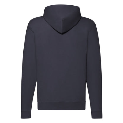 Deep Navy - Back - Fruit Of The Loom Mens Classic Zipped Hoodie