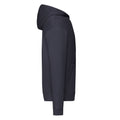 Deep Navy - Side - Fruit of the Loom Mens Classic Zipped Hoodie