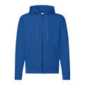 Royal Blue - Front - Fruit of the Loom Mens Classic Zipped Hoodie