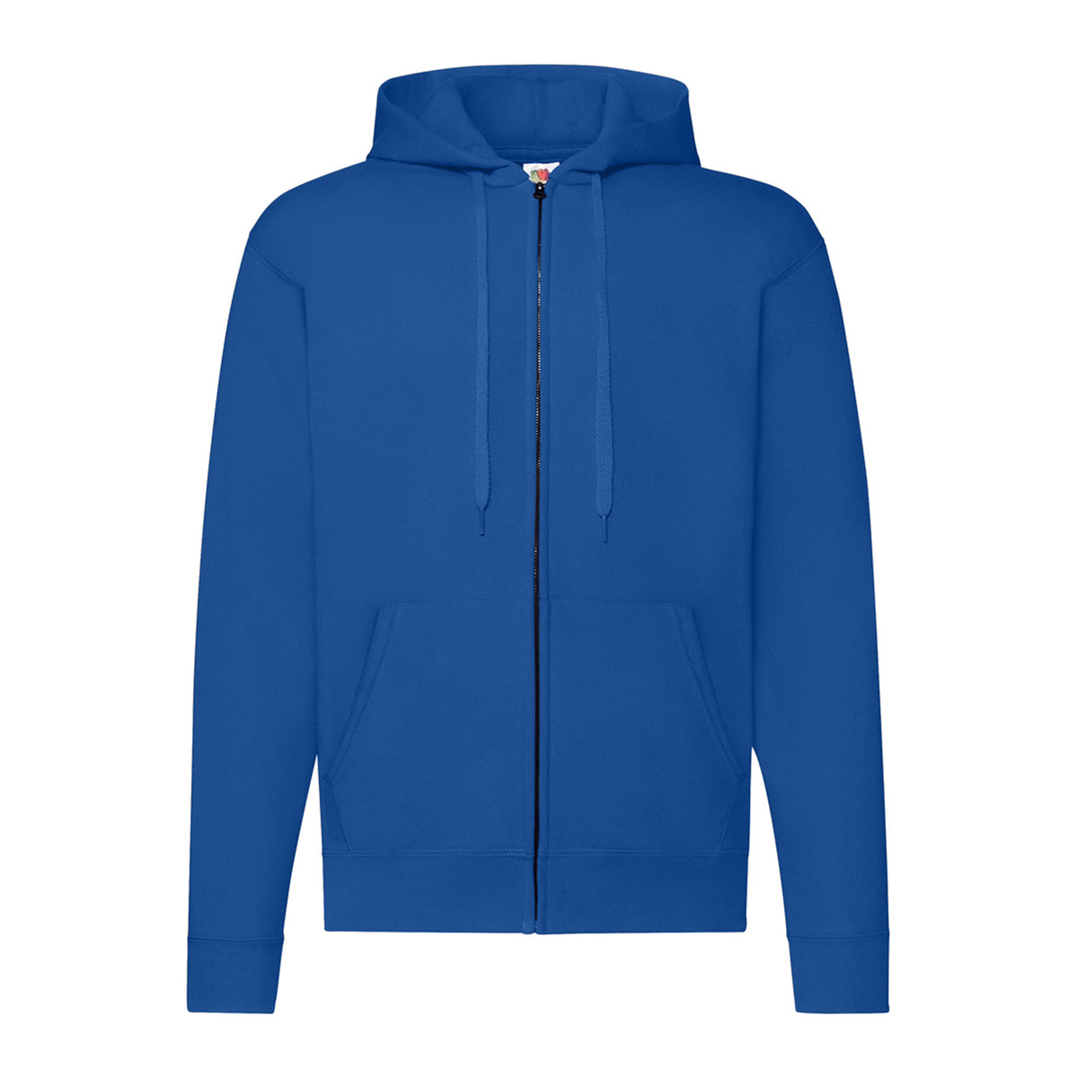 Royal Blue - Front - Fruit Of The Loom Mens Classic Zipped Hoodie