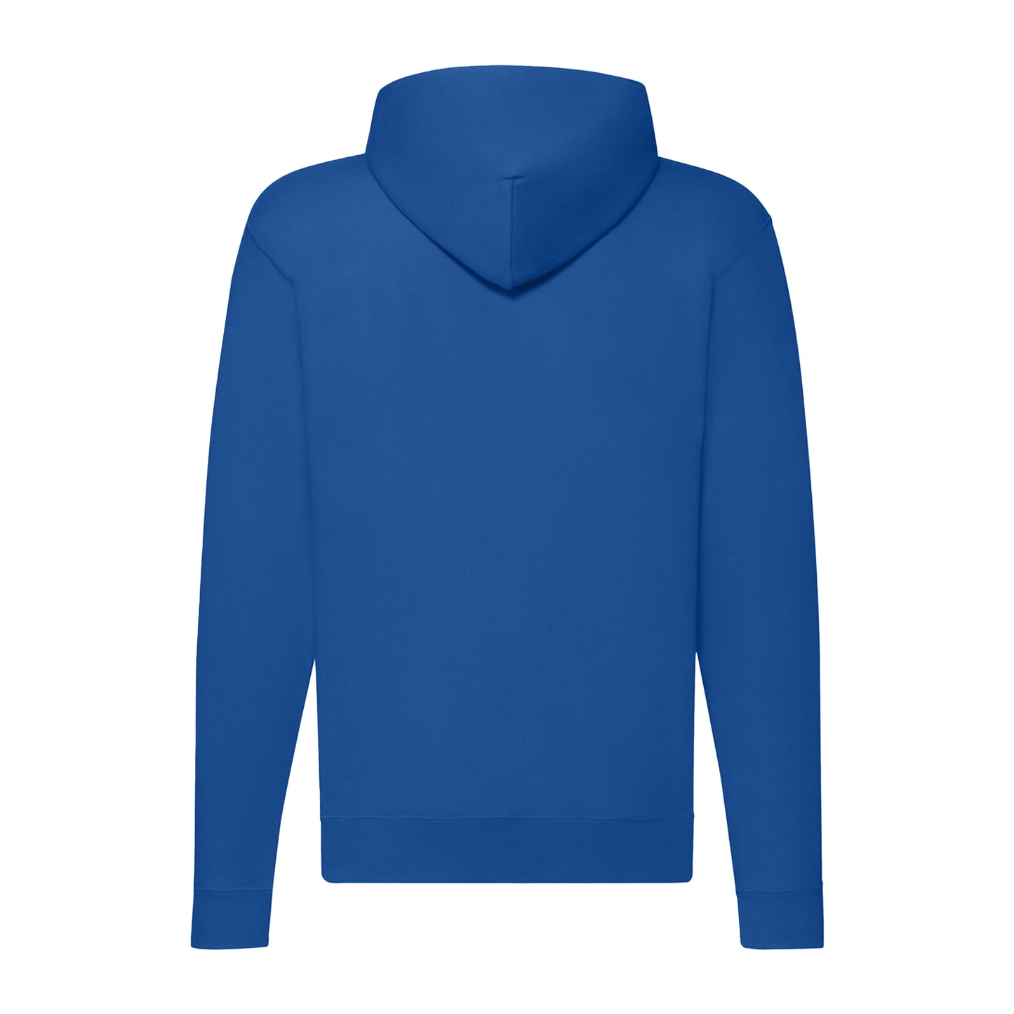 Royal Blue - Back - Fruit Of The Loom Mens Classic Zipped Hoodie
