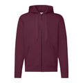 Burgundy - Front - Fruit of the Loom Mens Classic Zipped Hoodie