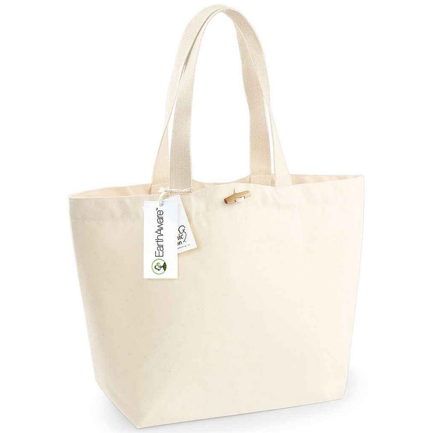 Natural - Front - Westford Mill EarthAware Organic Marina Tote