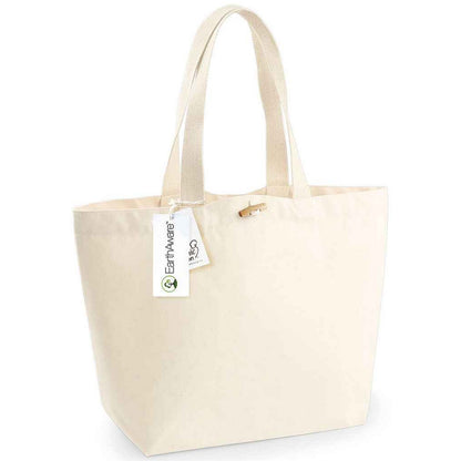 Natural - Front - Westford Mill EarthAware Organic Marina Tote