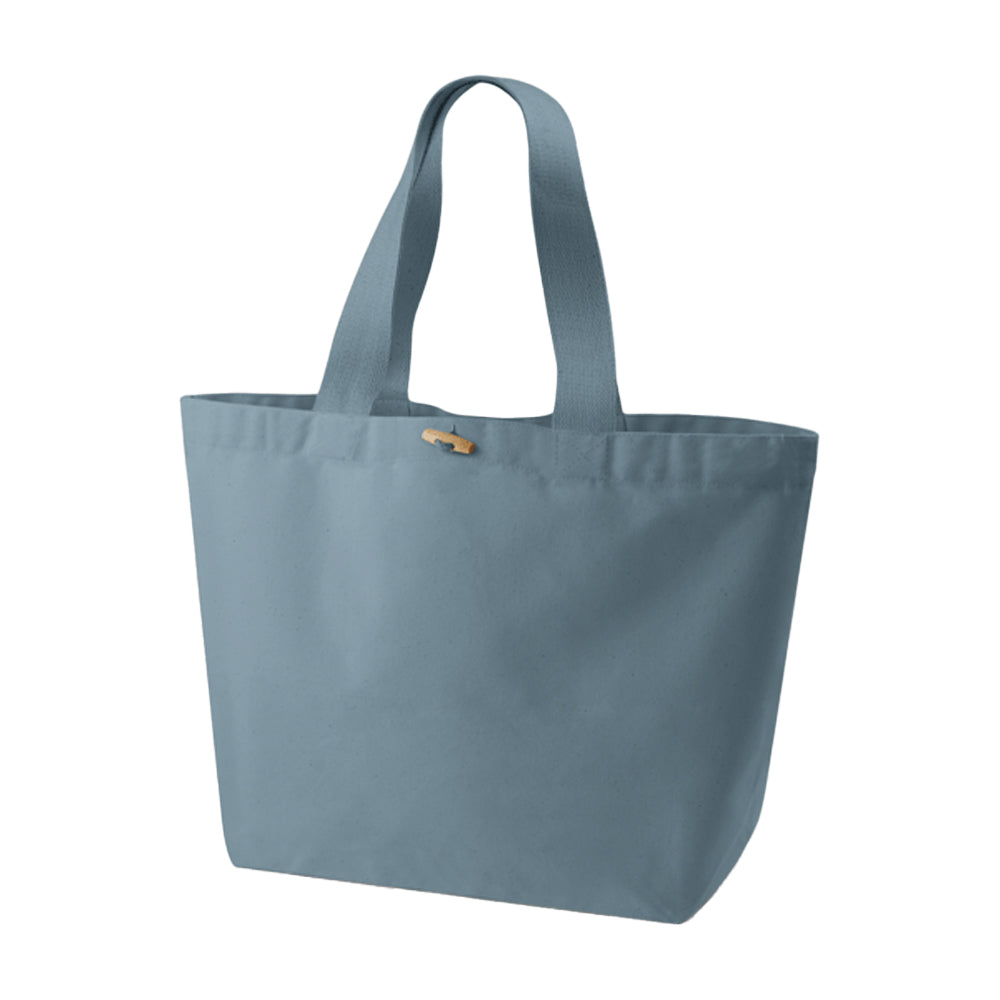 Dusty Blue - Back - Westford Mill EarthAware Organic Marina Tote