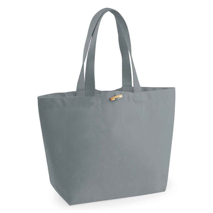 Grey - Front - Westford Mill EarthAware Organic Marina Tote