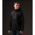 Black-Carbon - Back - Stormtech Mens Patrol Hooded Soft Shell Jacket