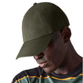 Olive Green - Back - Beechfield Unisex Adult 6 Panel Cap