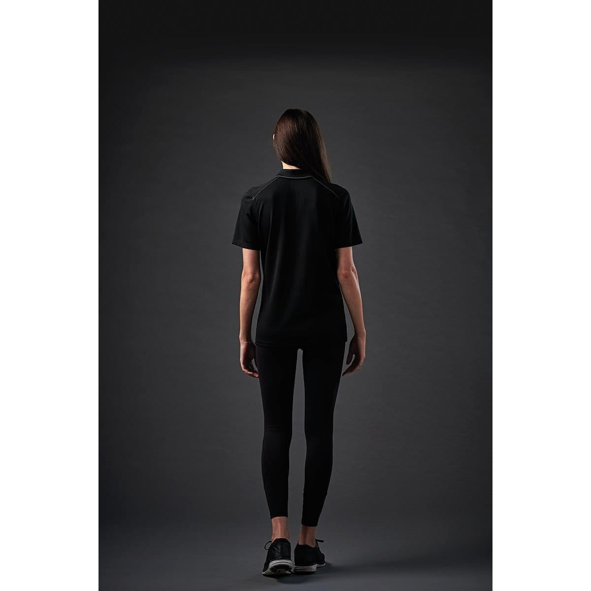 Black-Dolphin - Back - Stormtech Womens-Ladies Endurance HD Polo Shirt