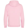 Baby Pink - Back - Awdis Unisex Adult Cross Neck Hoodie