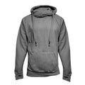 Charcoal - Front - Awdis Unisex Adult Cross Neck Hoodie