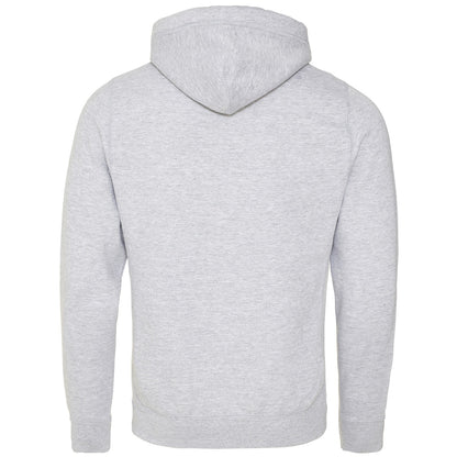 Heather Grey - Side - Awdis Unisex Adult Cross Neck Hoodie