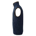 Navy-Brown - Lifestyle - Premier Mens Artisan Fleece Gilet