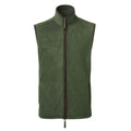 Moss Green-Brown - Front - Premier Mens Artisan Fleece Gilet