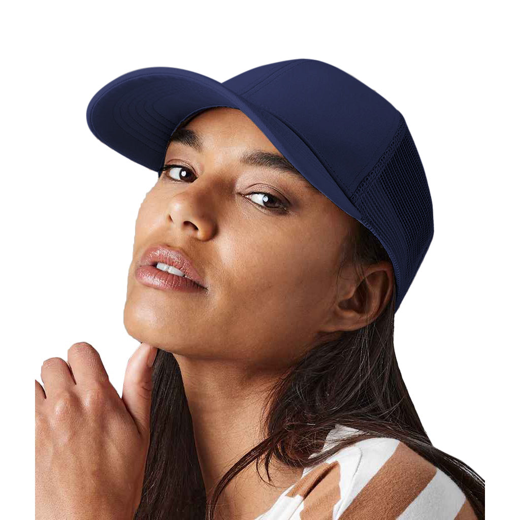 Oxford Navy - Back - Beechfield Unisex Adult 6 Panel Trucker Cap