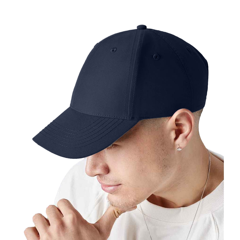 French Navy - Side - Beechfield Unisex Adult 6 Panel Cap