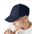 French Navy - Side - Beechfield Unisex Adult 6 Panel Cap