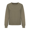 Dusky Green - Front - Awdis Womens-Ladies Sweatshirt