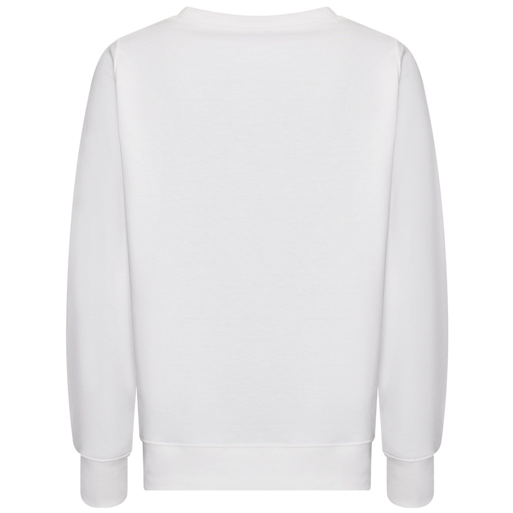 Arctic White - Side - Awdis Womens-Ladies Sweatshirt