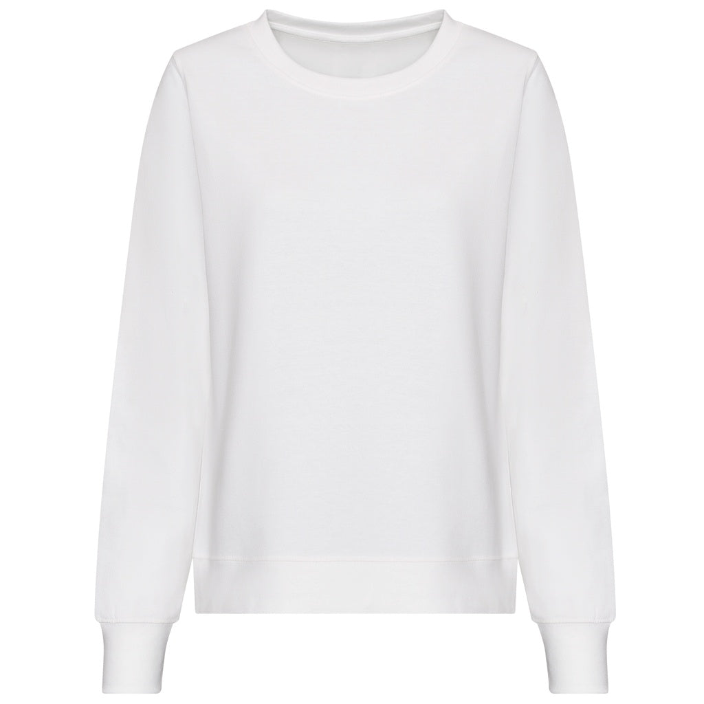 Arctic White - Front - Awdis Womens-Ladies Sweatshirt