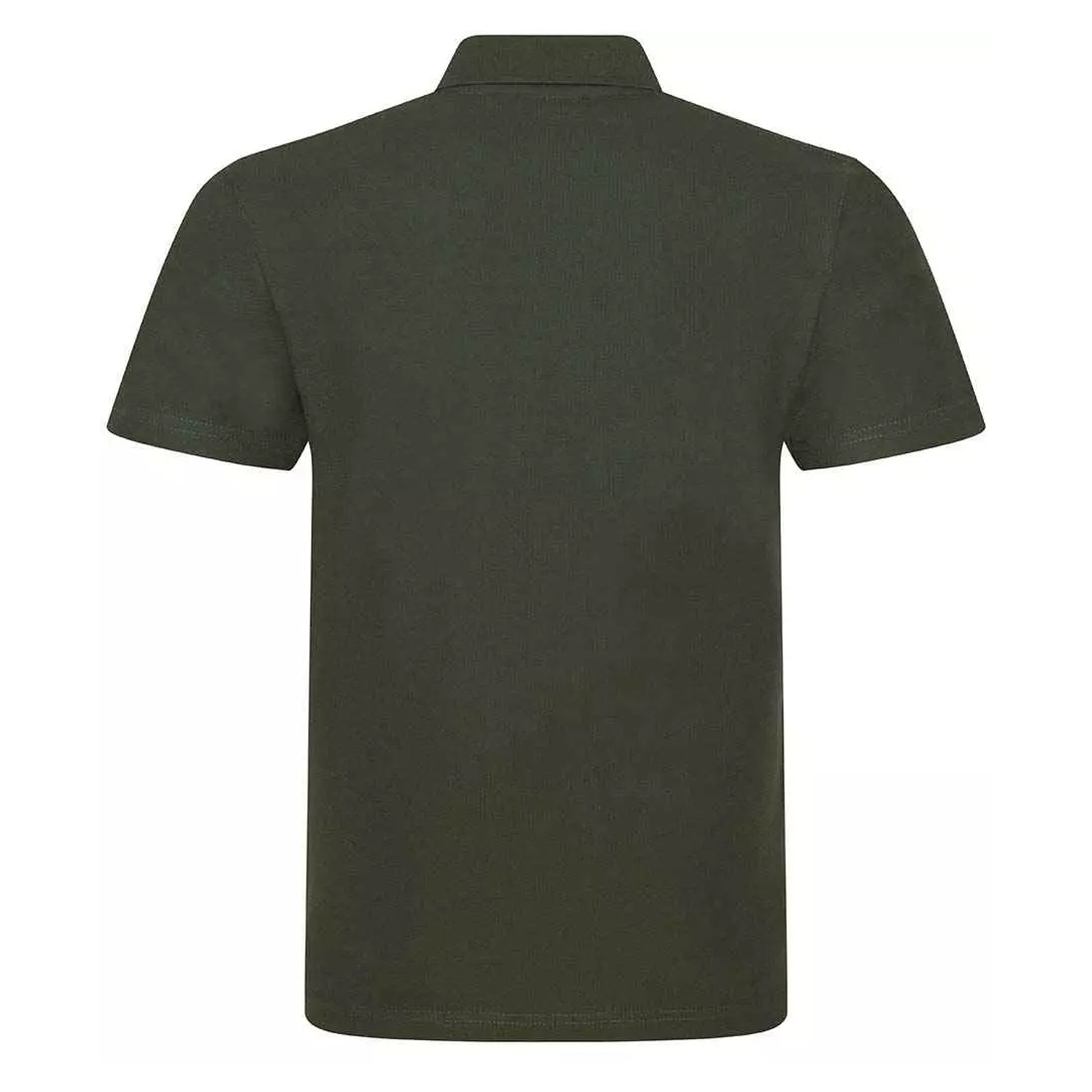 Khaki - Back - PRO RTX Unisex Adult Pique Polo Shirt