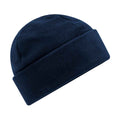 French Navy - Front - Beechfield Recycled Fleece Beanie
