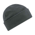 Steel Grey - Back - Beechfield Recycled Fleece Beanie