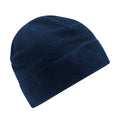French Navy - Front - Beechfield Recycled Fleece Beanie