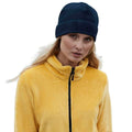 French Navy - Back - Beechfield Recycled Fleece Beanie