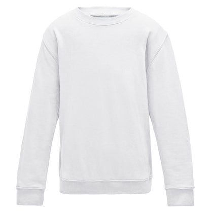 Arctic White - Front - Awdis Childrens-Kids Sweatshirt