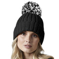 Black - Back - Beechfield Hygge Beanie